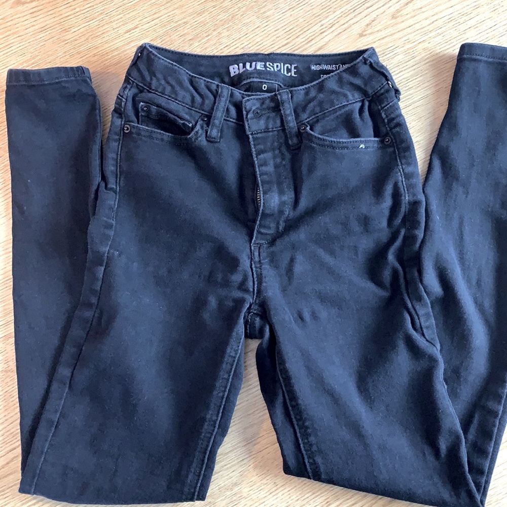 Blue spice black jeans